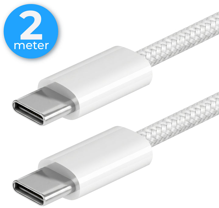 USB-C naar USB-C Kabel 2 Meter Nylon