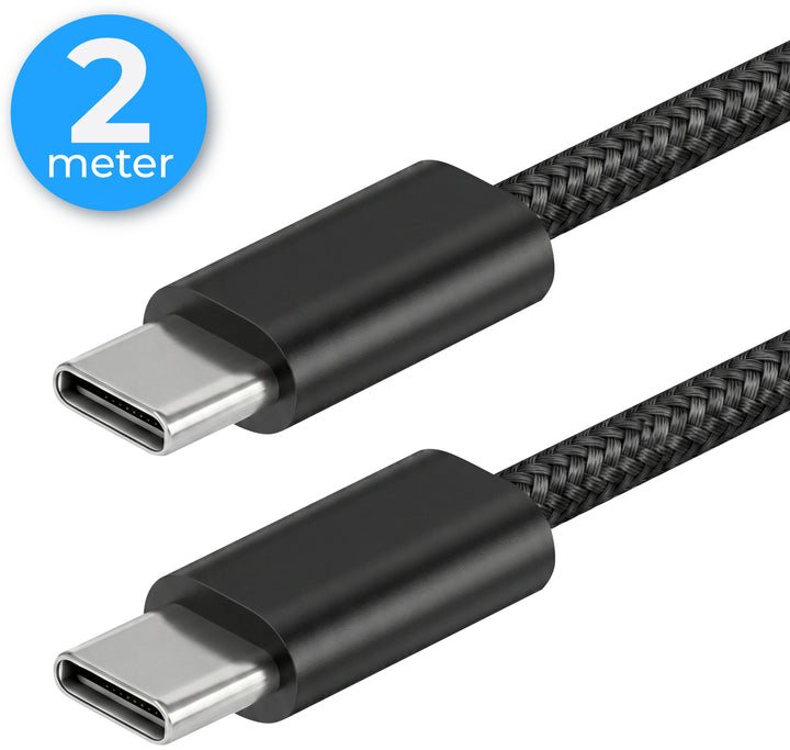 USB-C naar USB-C Kabel 2 Meter Nylon