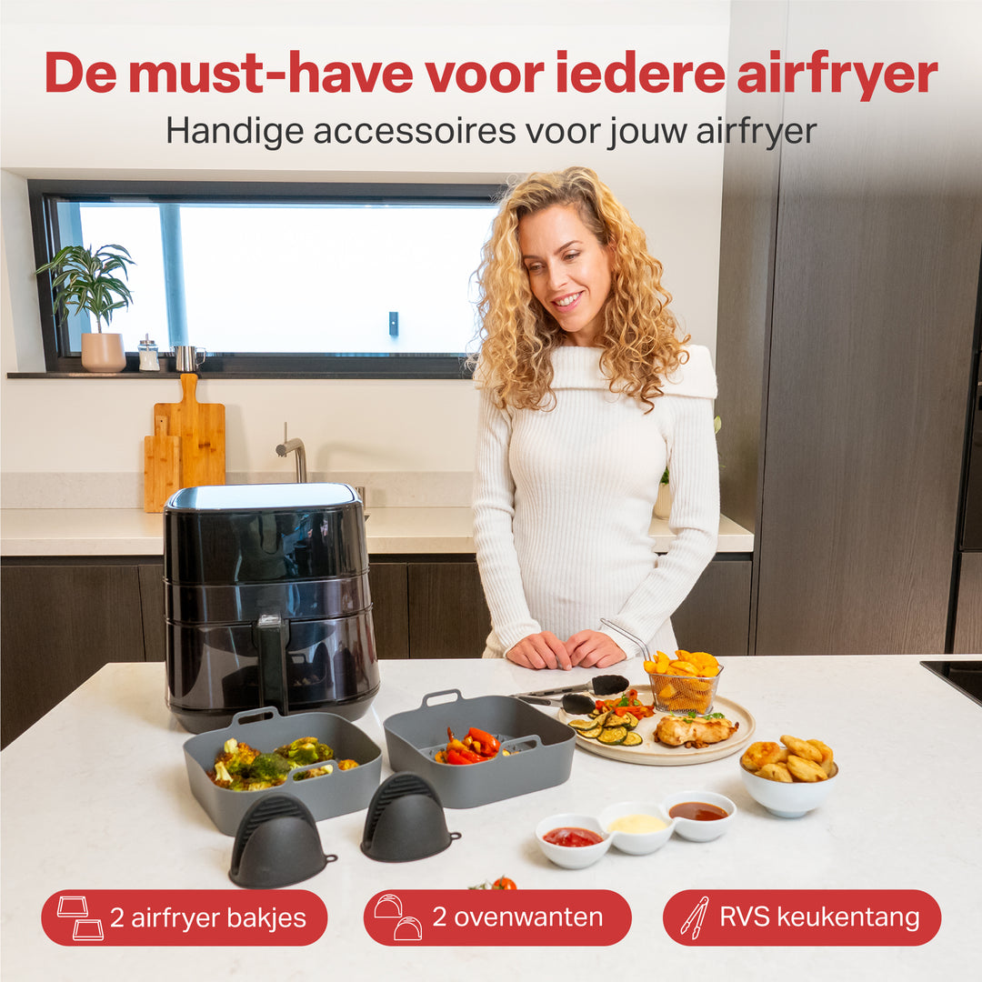 Airfryer Bakjes Siliconen