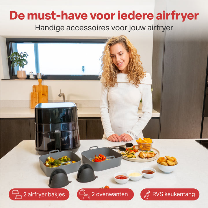 Airfryer Bakjes Siliconen